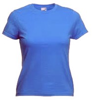 Maglietta  Blu donna 2 stampe retro