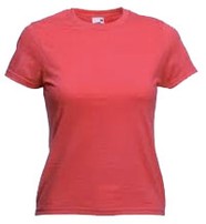 Maglietta donna Rossa stampata