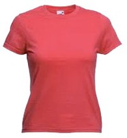Maglietta donna neutra Rossa